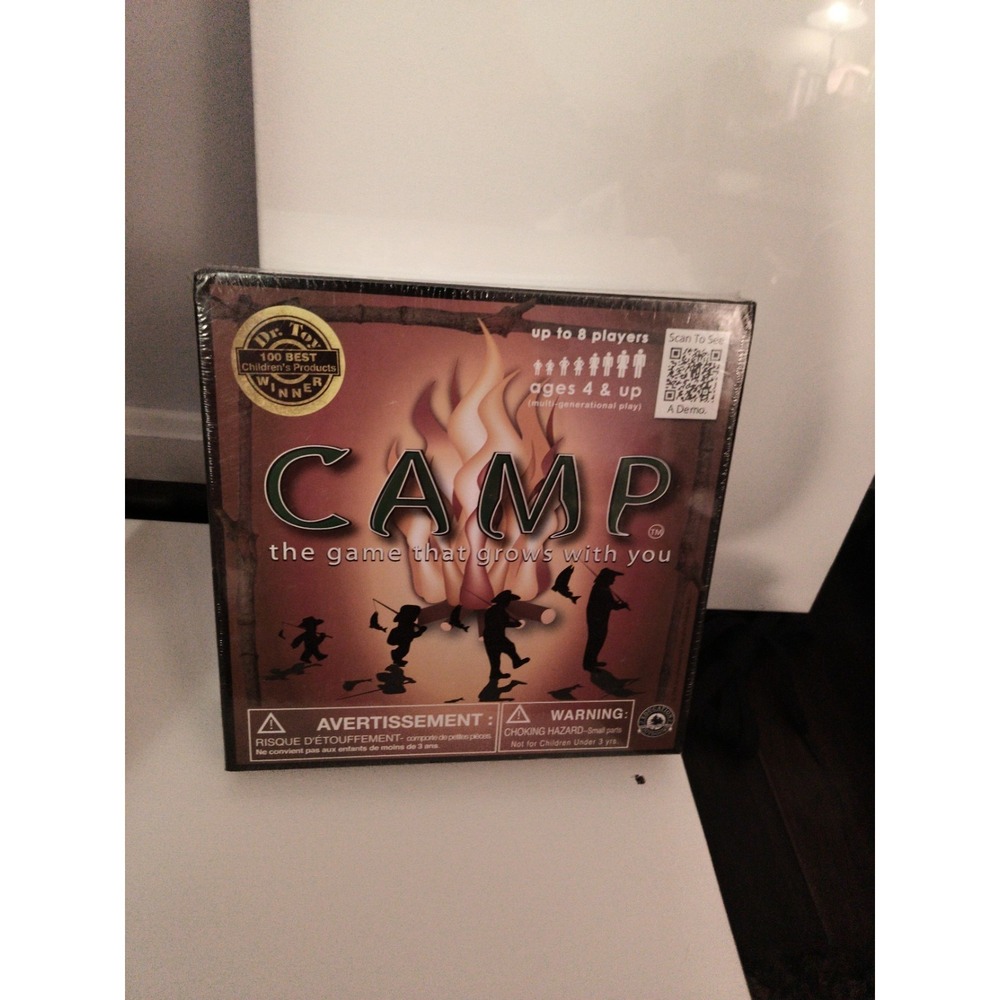 Camp The Game That Grows With you NIB Board Game ages 4 and up 8 players